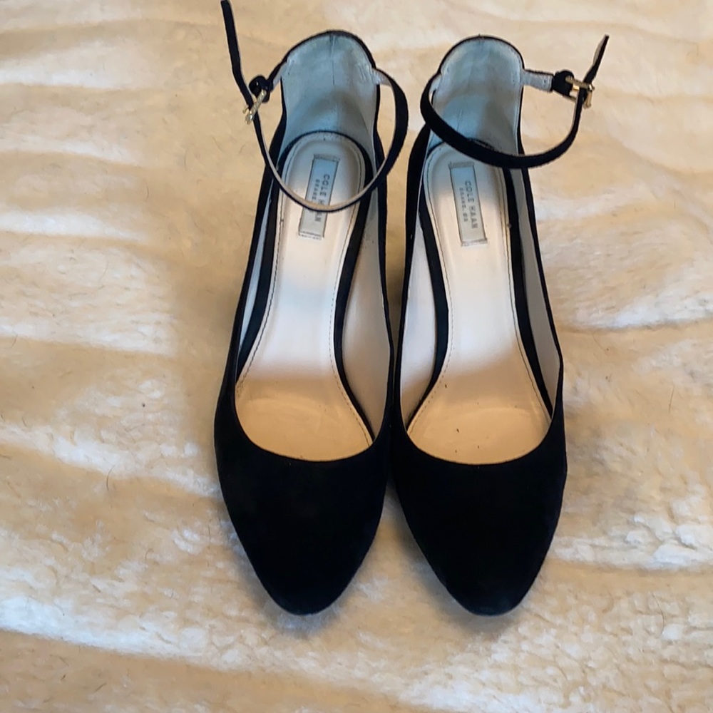 Cole Haan Mary Jane heels - black suede